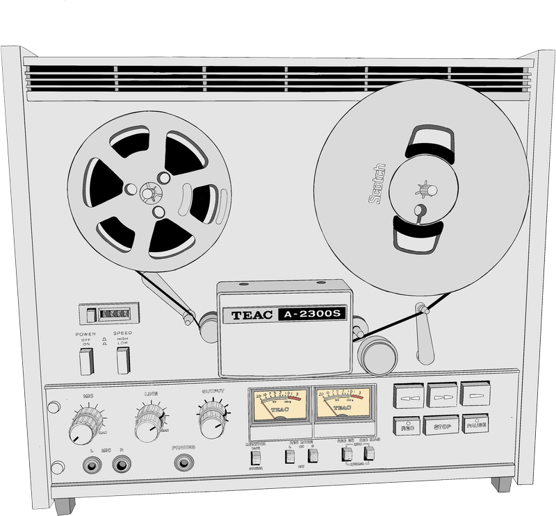 TEAC A-2300S reel-to-reel tape machine